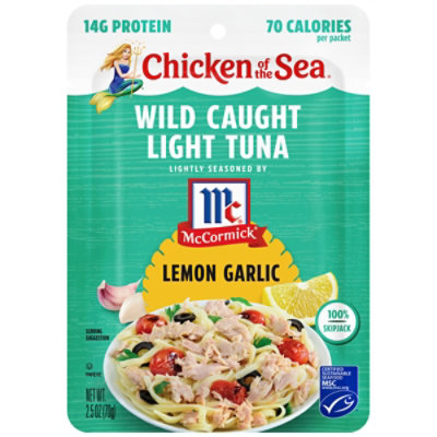 Chicken Of The Sea Wild Caught Light Tuna In Spring Water - 2.5 Oz - Image 1