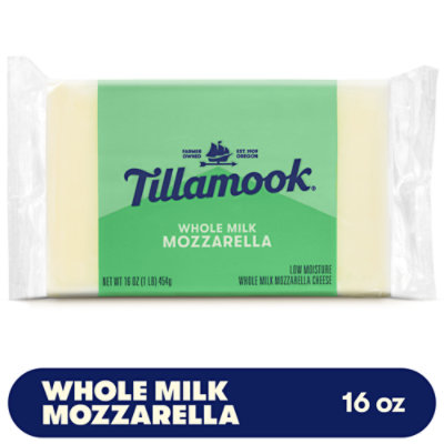 Tillamook Whole Milk Mozzarella Cheese Block - 16 Oz - Image 1