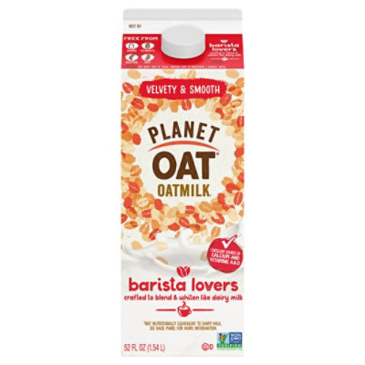 Planet Oat Barista Lovers Oatmilk - 52 Fl. Oz. - Image 2