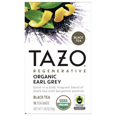 Tazo Tea Bag Earl Grey - 16 Count - Image 1