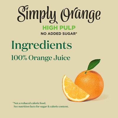 Simply Orange High Pulp Juice Bottle - 89 Fl. Oz. - Image 3