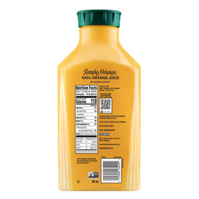 Simply Orange Pulp Free Juice Bottle - 89 Fl. Oz. - Image 6