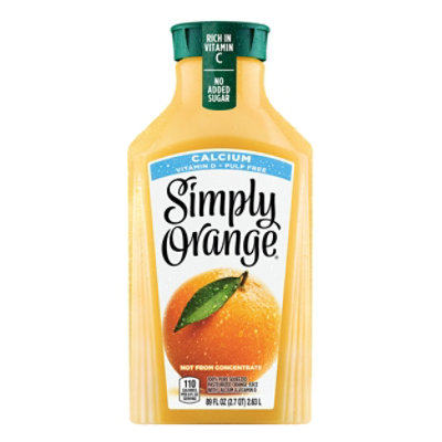 Simply Orange Juice Calcium Bottle - 89 Fl. Oz. - Image 1