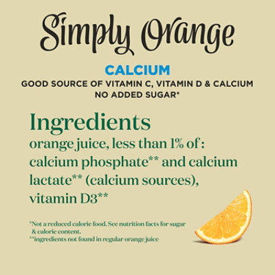 Simply Orange Juice Calcium Bottle - 89 Fl. Oz. - Image 4