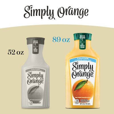 Simply Orange Juice Calcium Bottle - 89 Fl. Oz. - Image 2