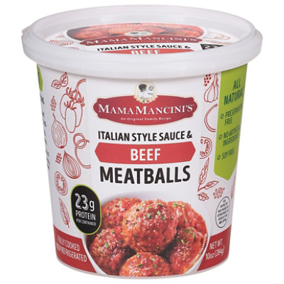 Mama Mancini Italian Style Sauce And Beef Meatballs - 10 Oz - Image 3