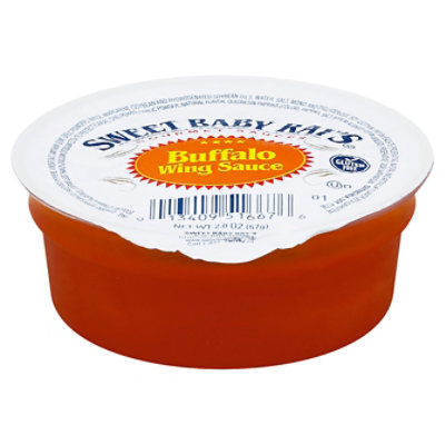 Sweet Baby Rays Buffalo Wing Sauce Dipping Individual Cup - 2 Oz