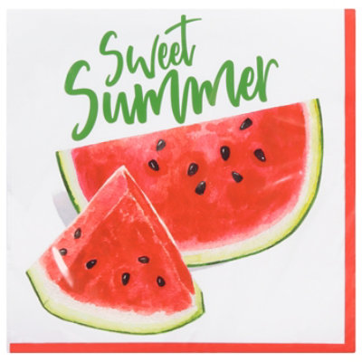 Signature Select Sweet Summer Beverage Napkins 16 Count - Each - Image 3