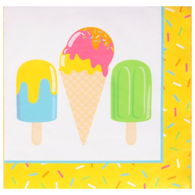 Signature Select Frozen Treats Lunch Napkins 16 Count - Each - Image 3