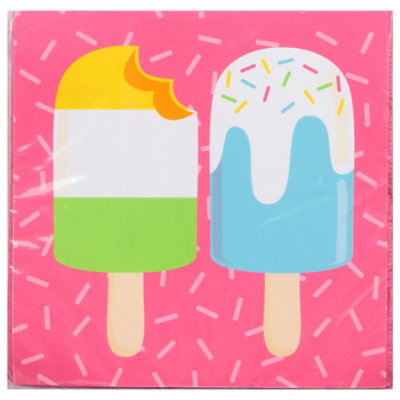 Signature Select Frozen Treats Beverage Napkins 16 Count - Each - Image 3