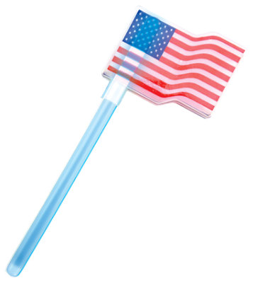 Patriotic Glow Flag - Each - Image 1