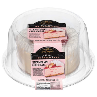 Jd Strawberrycheesecake Ice Cream Cake Uncut 6 Inches - 22 Oz - Image 3