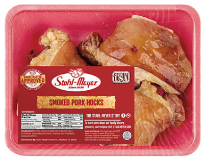 Stahl Meyer Smoked Pork Hocks Tray Pack - 28 Lb - Image 1