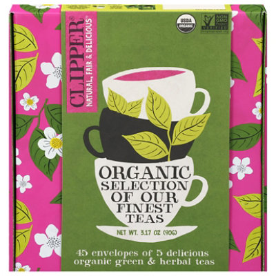 Clipper 5 Flavor Assorted Tea Gift Box - 45 Count - Image 1