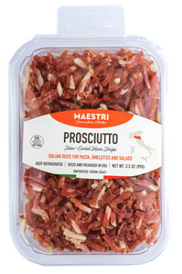 Maestri Slow Cured Prosciutto Strips - 3.5 Oz - Image 1