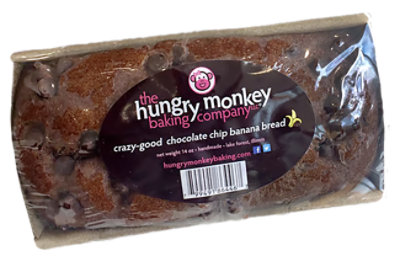 Hungry Monkey Choc Chip Banana Bread - 14 Oz - Image 1