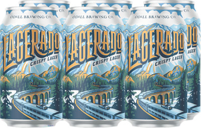 Odell Lagerado Crispy Lager In Cans - 6-12 Fl. Oz. - Image 1