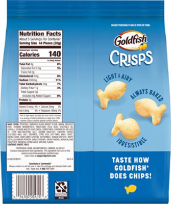 Goldfish Salt & Vinegar Flavored Crisps - 6.25 Oz - Image 4