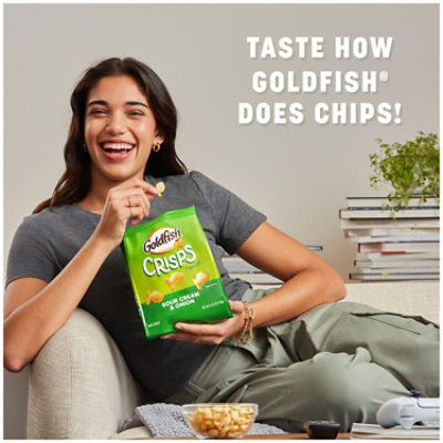 Goldfish Sour Cream and Onion Flavored Crisps - 6.25 Oz - Image 2