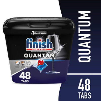 Finish Powerball Quantum Dishwasher Detergent Tabs - 48 Count - Image 1