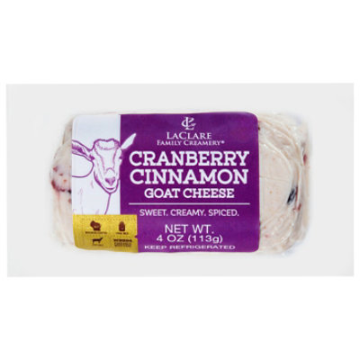 Laclare Goat Cheese Log Cranberry Cinnamon - 4 Oz - Image 3