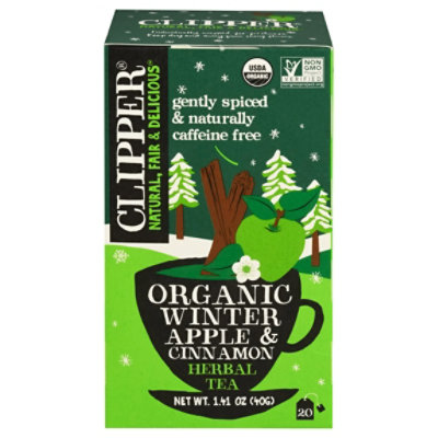 Clipper Organic Winter Apple and Cinnamon Tea - 20 Count - Image 3