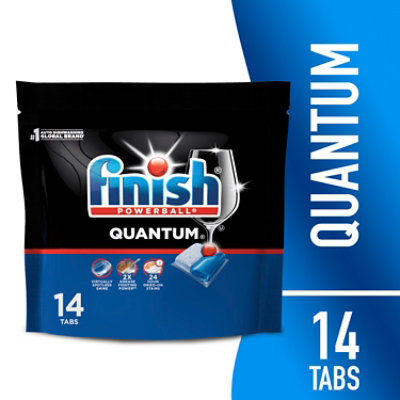 Finish Powerball Quantum Dishwasher Detergent Tabs - 14 Count