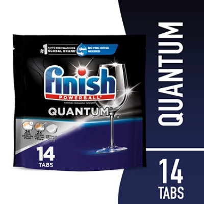 Finish Powerball Quantum Dishwasher Detergent Tabs - 14 Count - Image 1