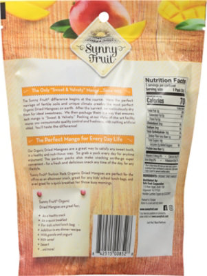Sunny Fruit Mangos Organic - 3.5 Oz - Image 5