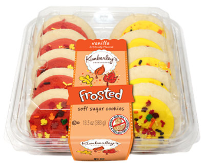Kimberlys Bakeshop Vanilla Frosted Cookies Harvest - 13.5 Oz - Image 1