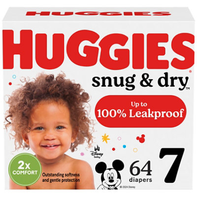 Huggies Snug And Dry Diapers Size 7 Huge - 80 Count - Image 1