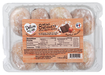 Delice De Lise Mini Beignets Hazelnut Chocolate - 7.05 Oz - Image 1