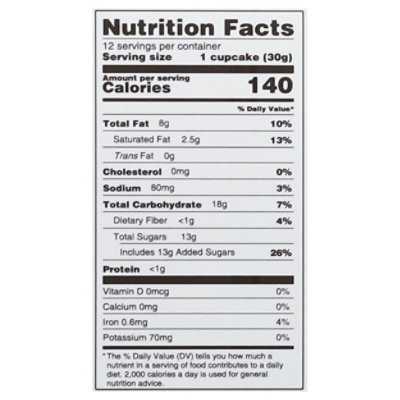 Abes Vegan Chocolate Cupcakes - 12 Oz - Image 3