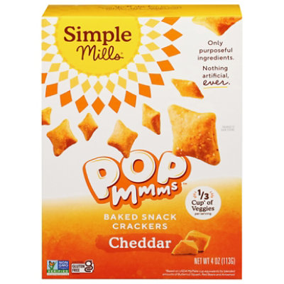 Simple Mills Crackers Cheddar - 4 Oz - Image 3