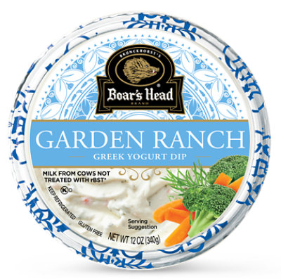 Boars Head Garden Ranch Greek Yogurt Dip - 12 Oz - Image 1