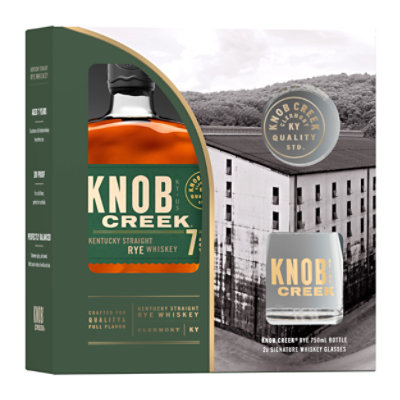 Knob Creek Rye 7 Year 100 Proof With Glass - 750 Ml - jewelosco