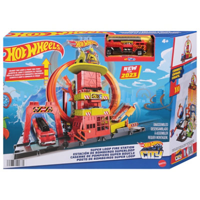 Hot Wheel Super Loop Fire Staton - Each - jewelosco