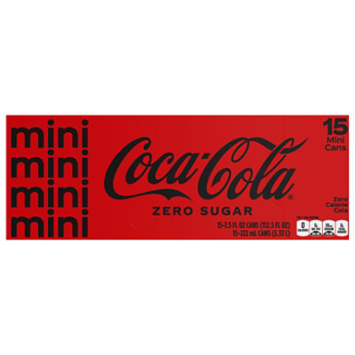 Coca Cola Zero Sugar - 15-7.5 Fl. Oz. - Image 3