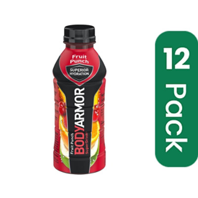 Body Armor Beverage Sport Friut Punch 16 Fl oz (Pack of 12) - Image 1