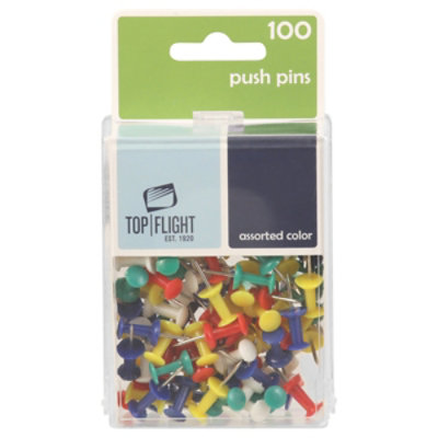 Top Flight Opaque Push Pins Assorted Colors - Each - Image 3