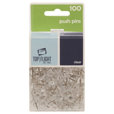 Top Flight Clear Push Pins - Each - Image 3