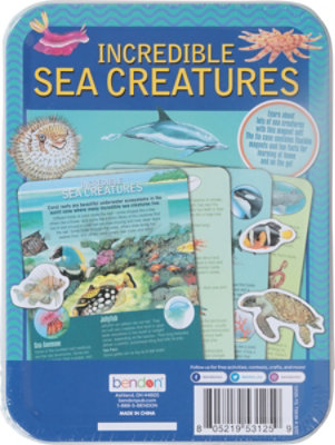 Bendon Sea Creatures Mini Magnetic Tin - Each - Image 4