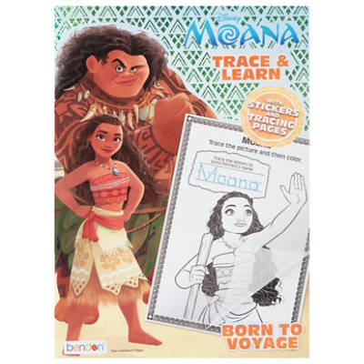 Bendon Moana Color And Trace Activity Book - Each - Image 3