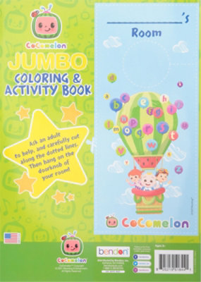 Bendon Cocomelon Jumbo Coloring Book - Each - Image 4