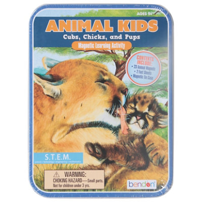 Bendon Animal Kids Magnetic Tin - Each - Image 3