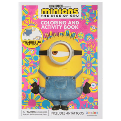 Bendon Minions 2 Color And Activity Book - Each - Image 1