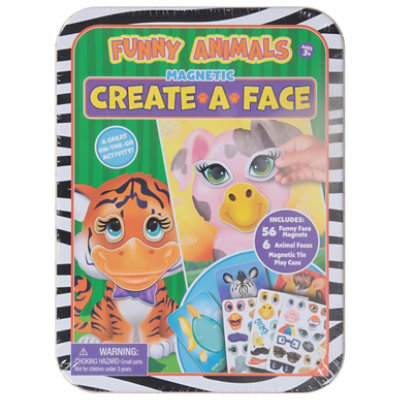 Bendon Animal Funny Faces Magnetic Tin - Each - Image 3