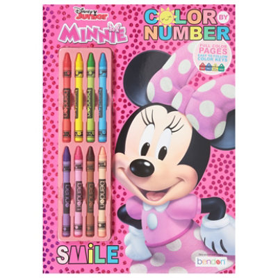 Bendon Disney Minnie Color By Num With Cray - Each - Image 3