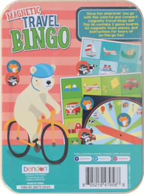 Bendon Travel Bingo Magnetic Tin - Each - Image 4