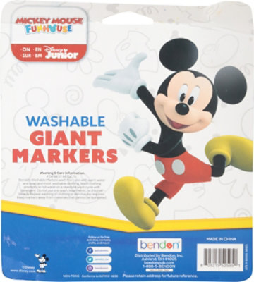 Bendon Disney Mickey Giant Markers 5 Count - Each - Image 4